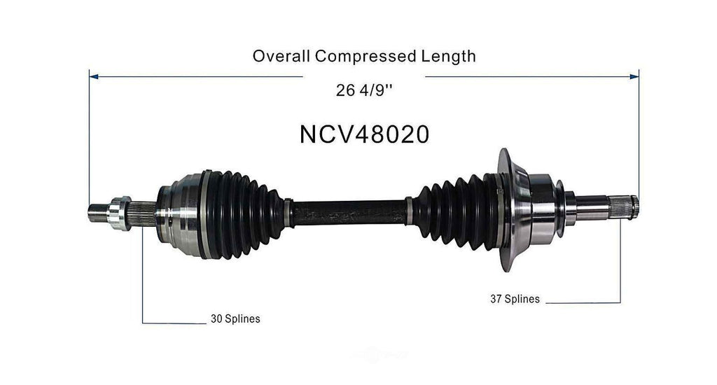 Left New CV Complete Assy   GSP North America   NCV48020