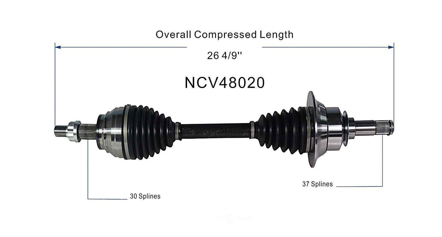 Left New CV Complete Assy   GSP North America   NCV48020