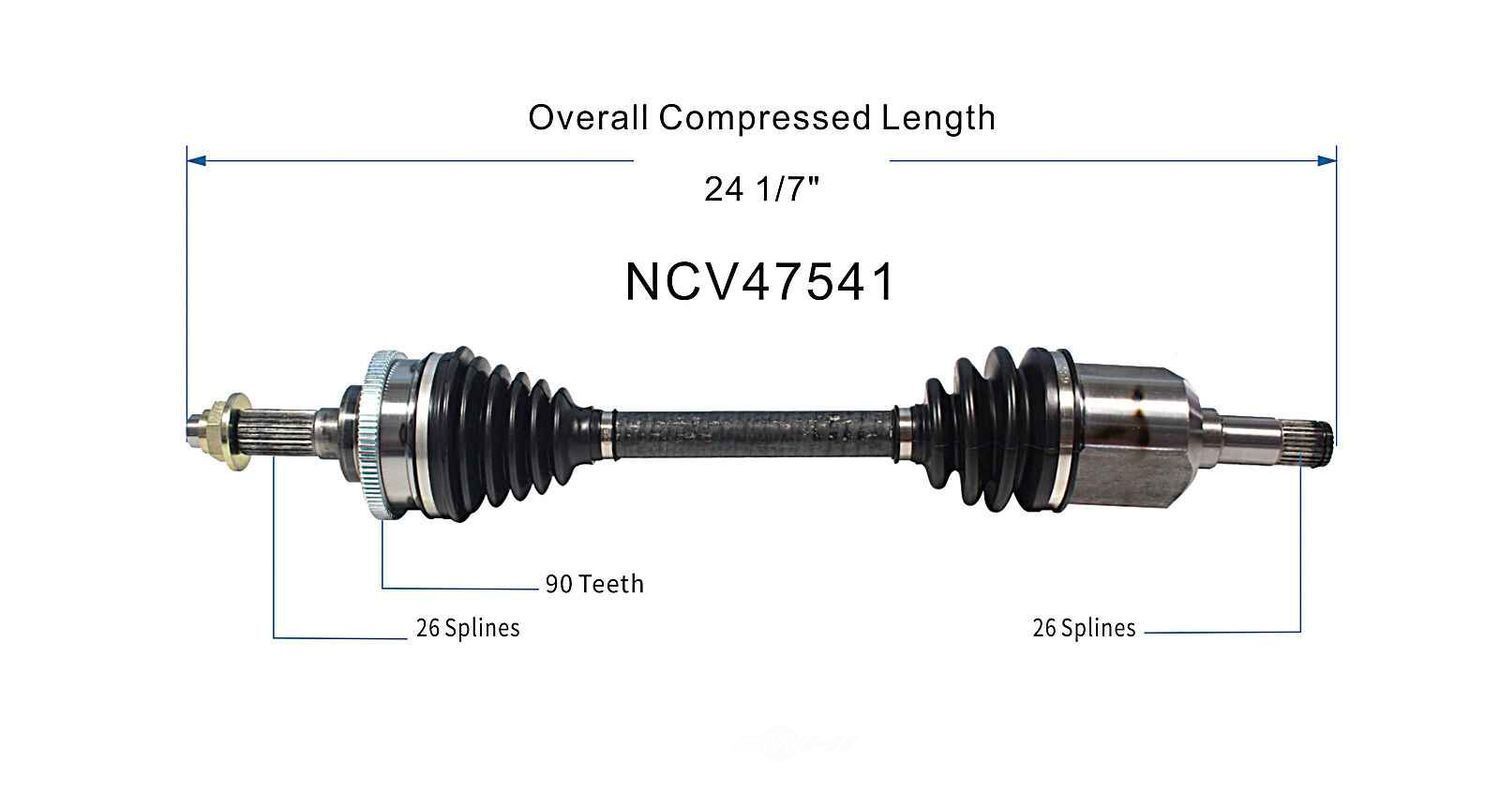 Left New CV Complete Assy   GSP North America   NCV47541