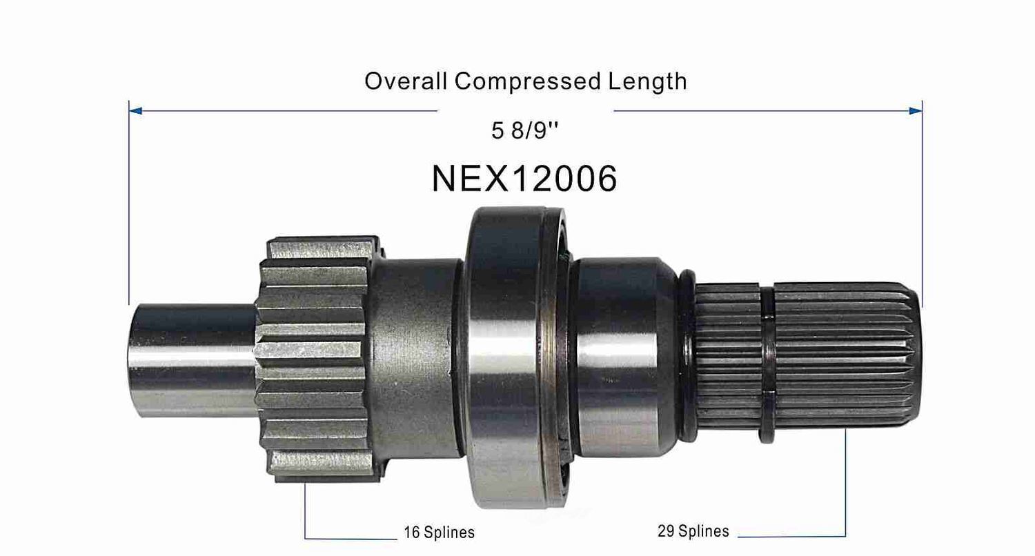 CV Intermediate Shaft   GSP North America   NEX12006
