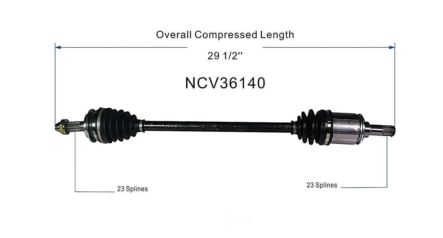 Left New CV Complete Assy   GSP North America   NCV36140