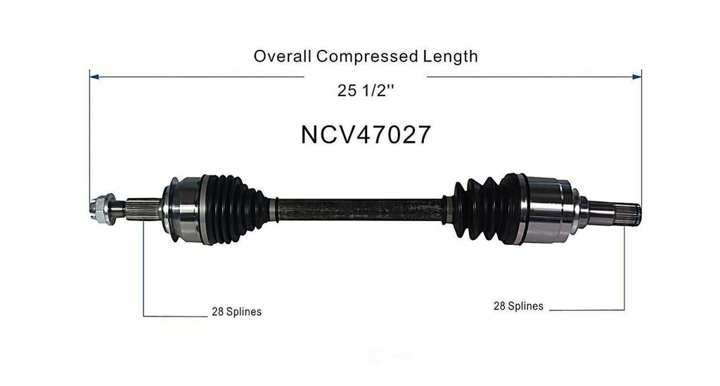 Left New CV Complete Assy   GSP North America   NCV47027