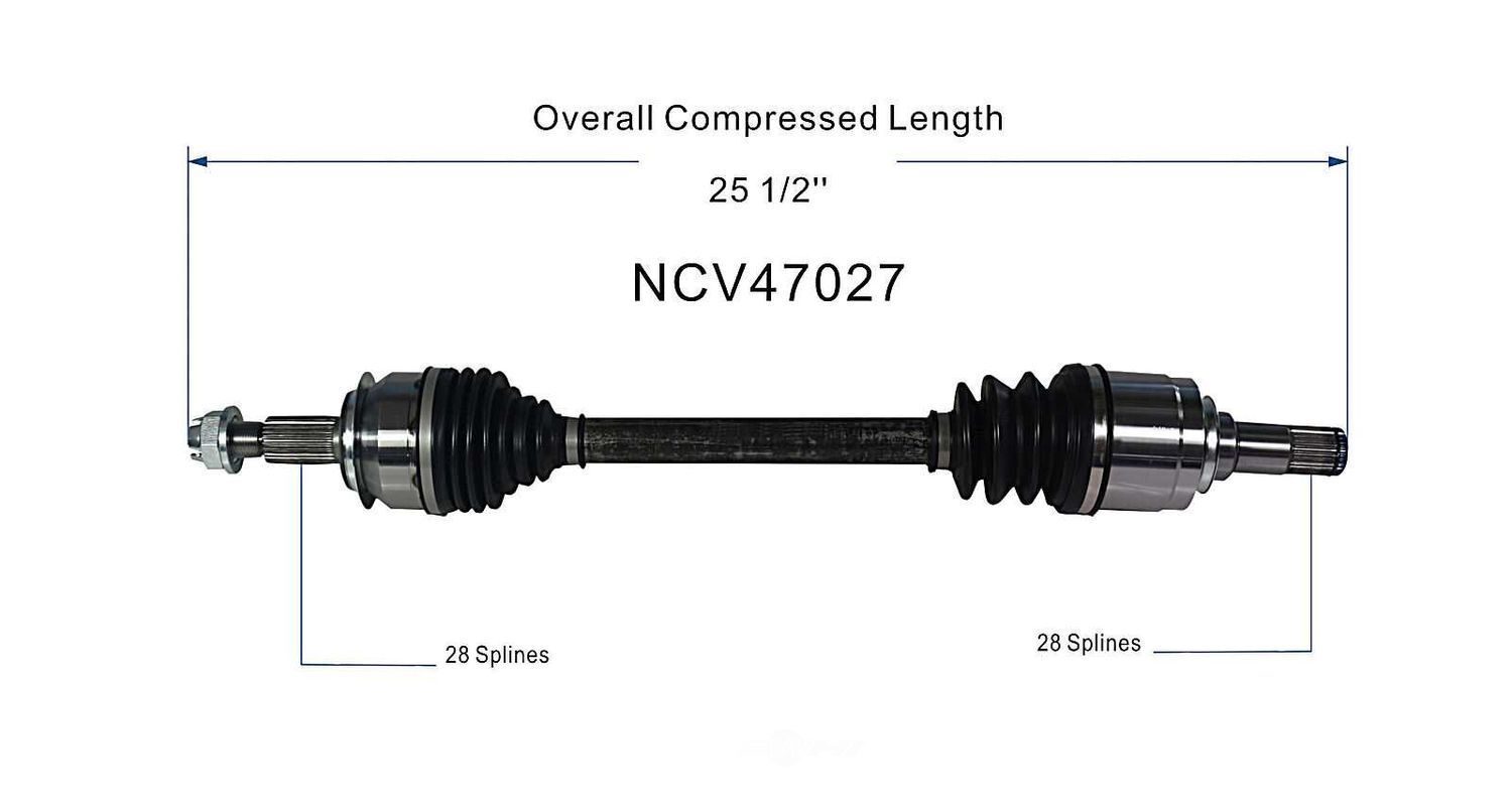 Left New CV Complete Assy   GSP North America   NCV47027
