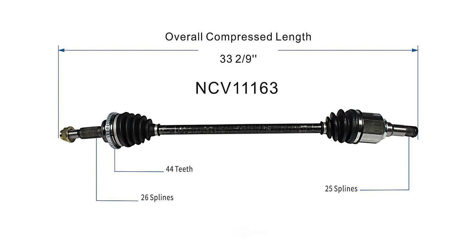 Right New CV Complete Assy   GSP North America   NCV11163