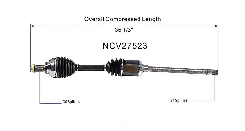 Right New CV Complete Assy   GSP North America   NCV27523