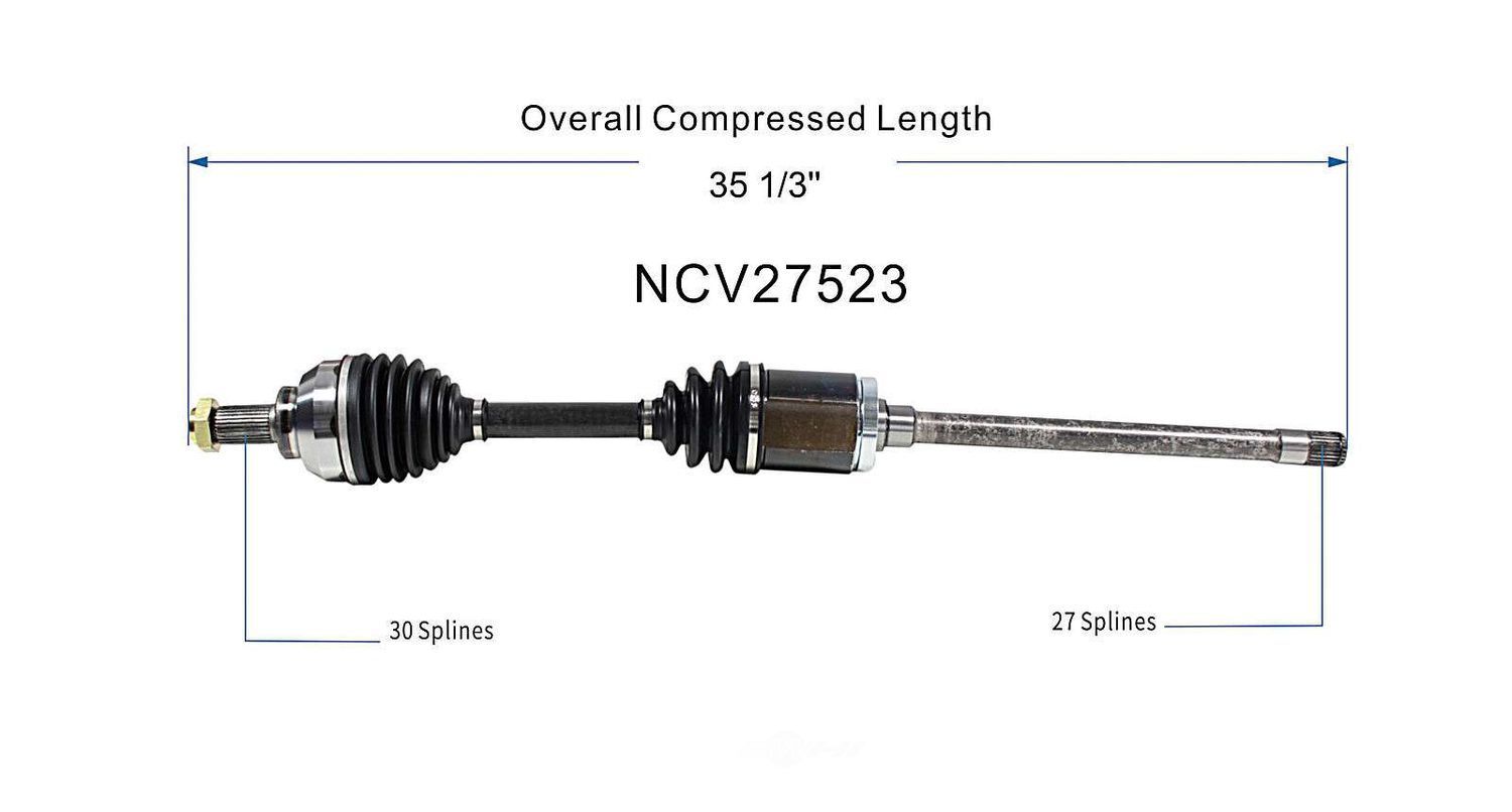 Right New CV Complete Assy   GSP North America   NCV27523