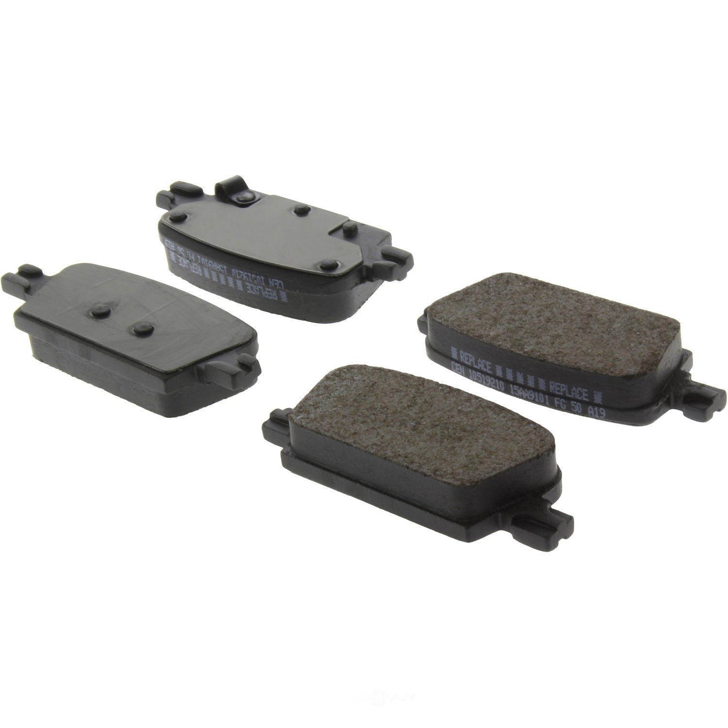 Rr Super Prem Ceramic Brake Pads  Centric Parts  105.19210
