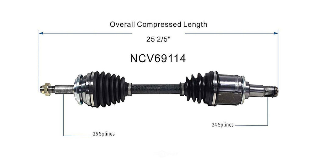 Left New CV Complete Assy   GSP North America   NCV69114