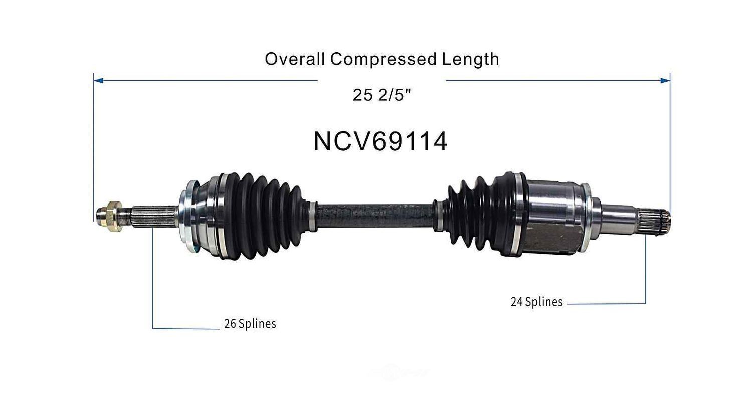 Left New CV Complete Assy   GSP North America   NCV69114