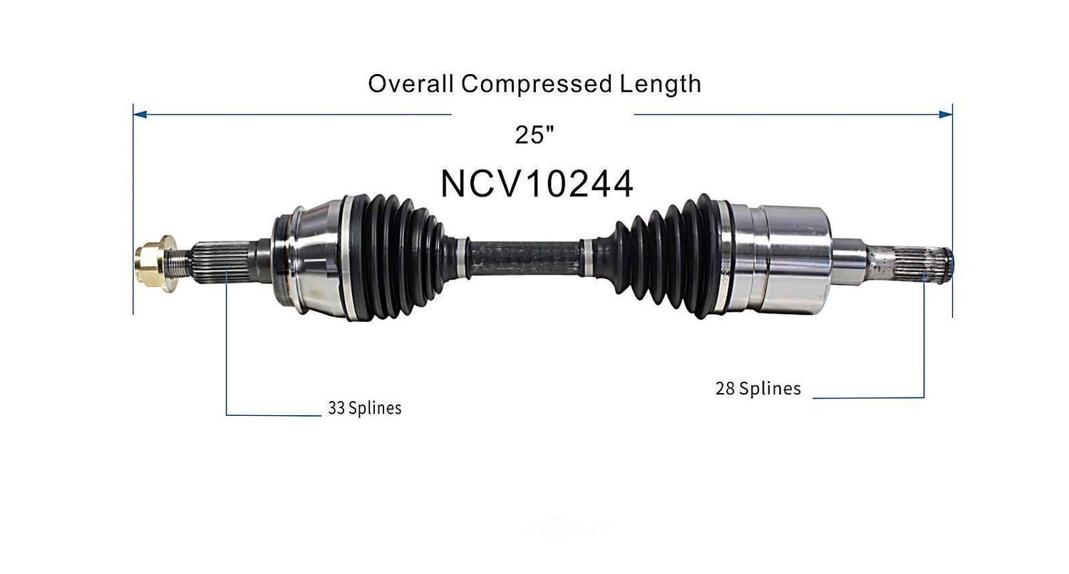 Axle Shaft Assy- CV Shaft   GSP North America   NCV10244