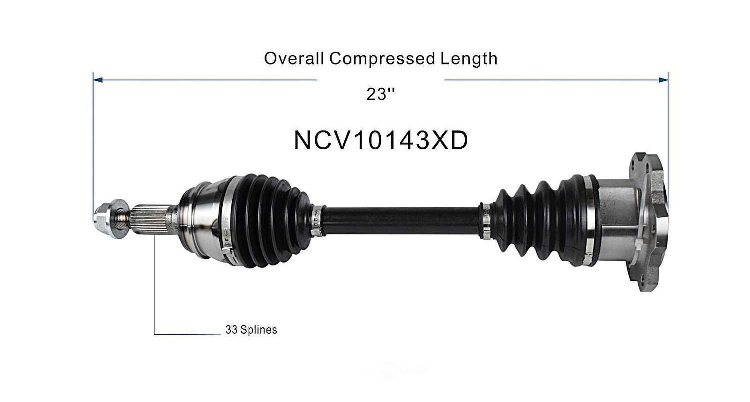 Axle Shaft Assy- CV Shaft   GSP North America   NCV10143XD