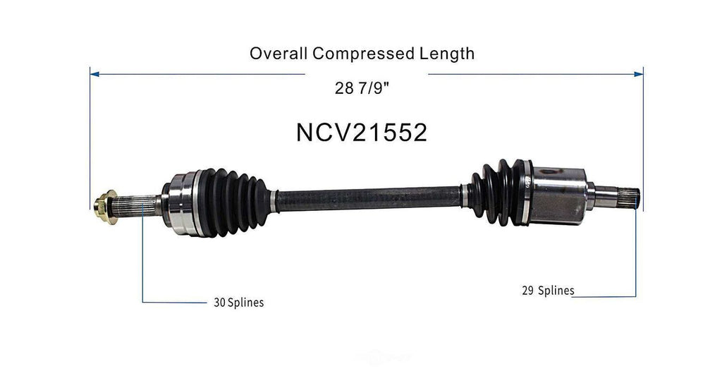 Left New CV Complete Assy   GSP North America   NCV21552