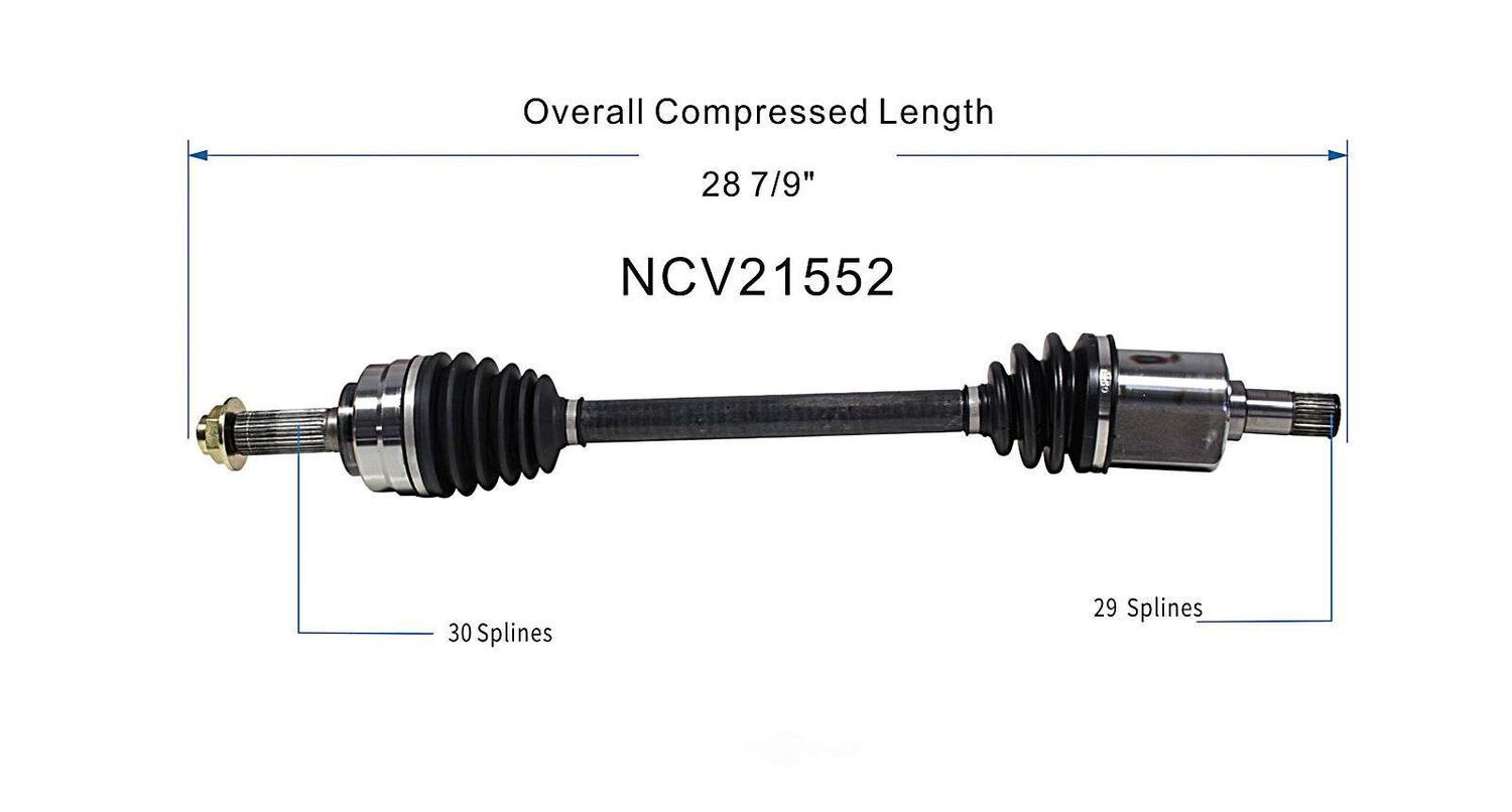 Left New CV Complete Assy   GSP North America   NCV21552