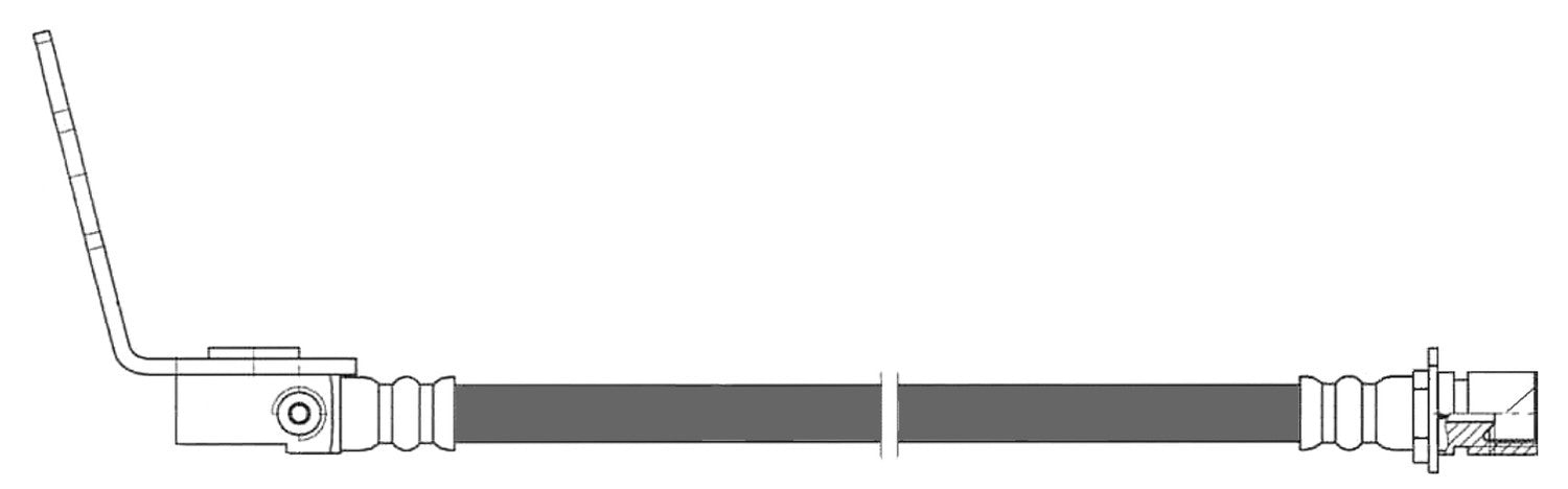 Rr Brake Hose  Centric Parts  150.66407