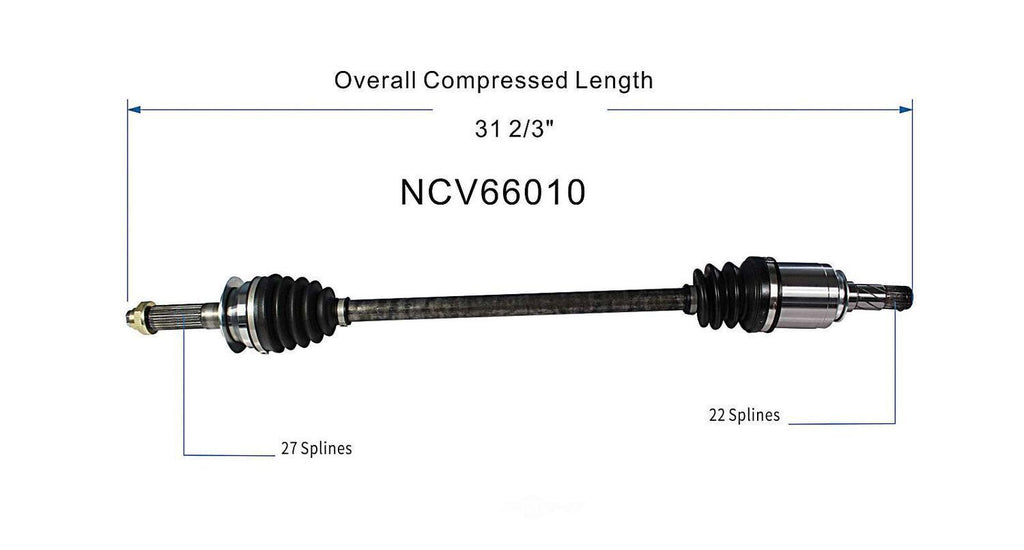 Right New CV Complete Assy   GSP North America   NCV66010