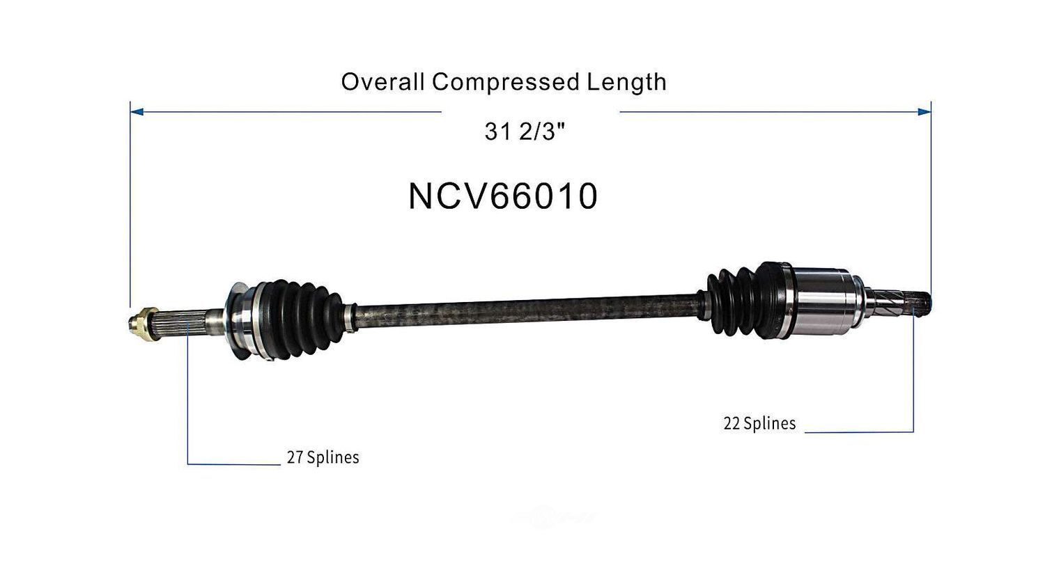 Right New CV Complete Assy   GSP North America   NCV66010