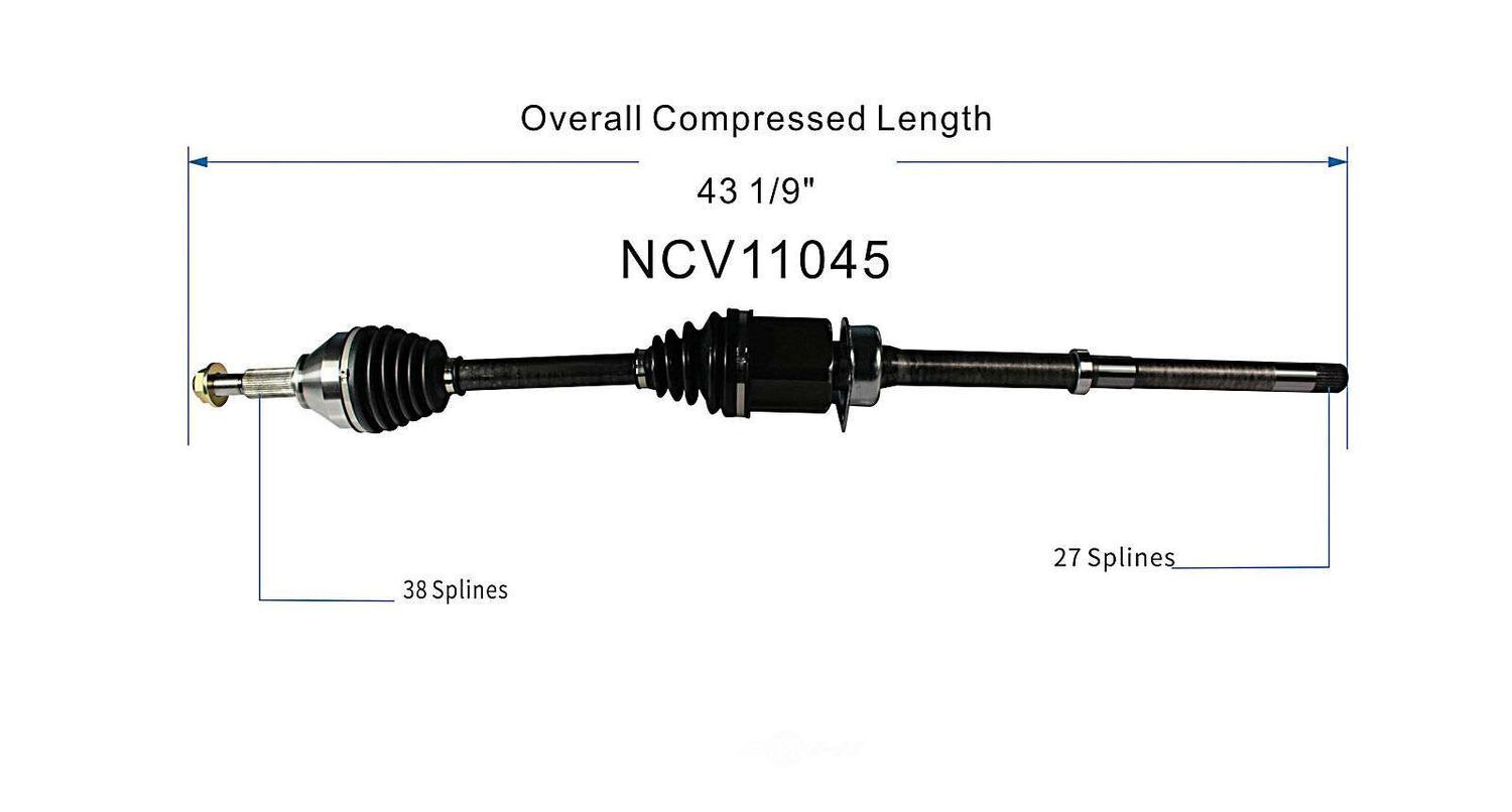 Right New CV Complete Assy   GSP North America   NCV11045