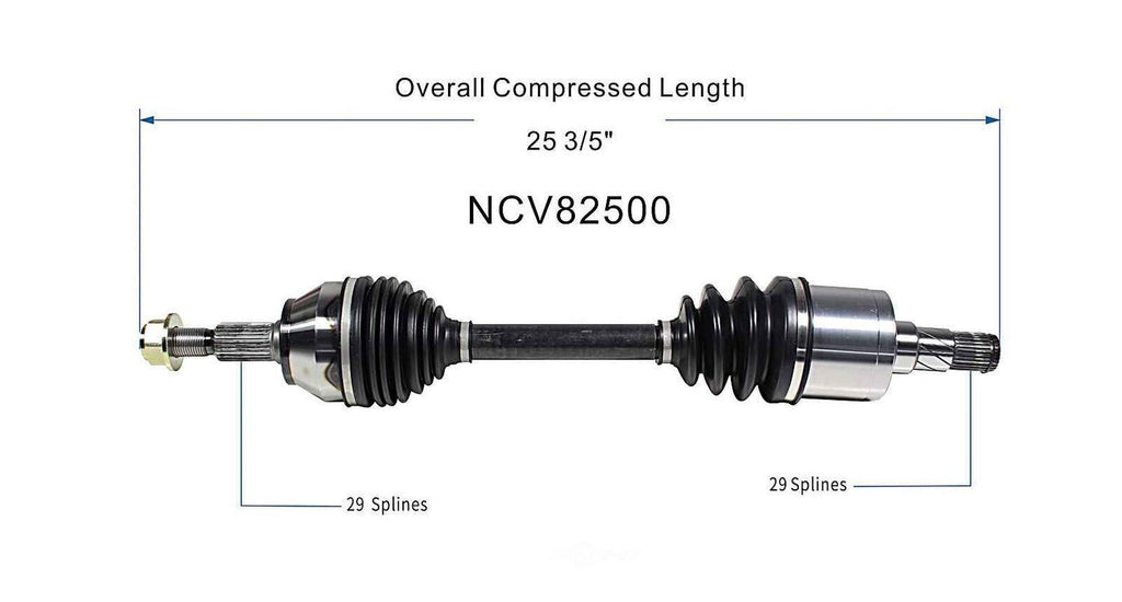 Left New CV Complete Assy   GSP North America   NCV82500