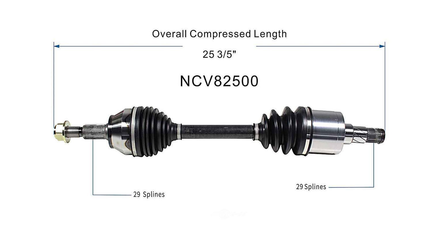 Left New CV Complete Assy   GSP North America   NCV82500