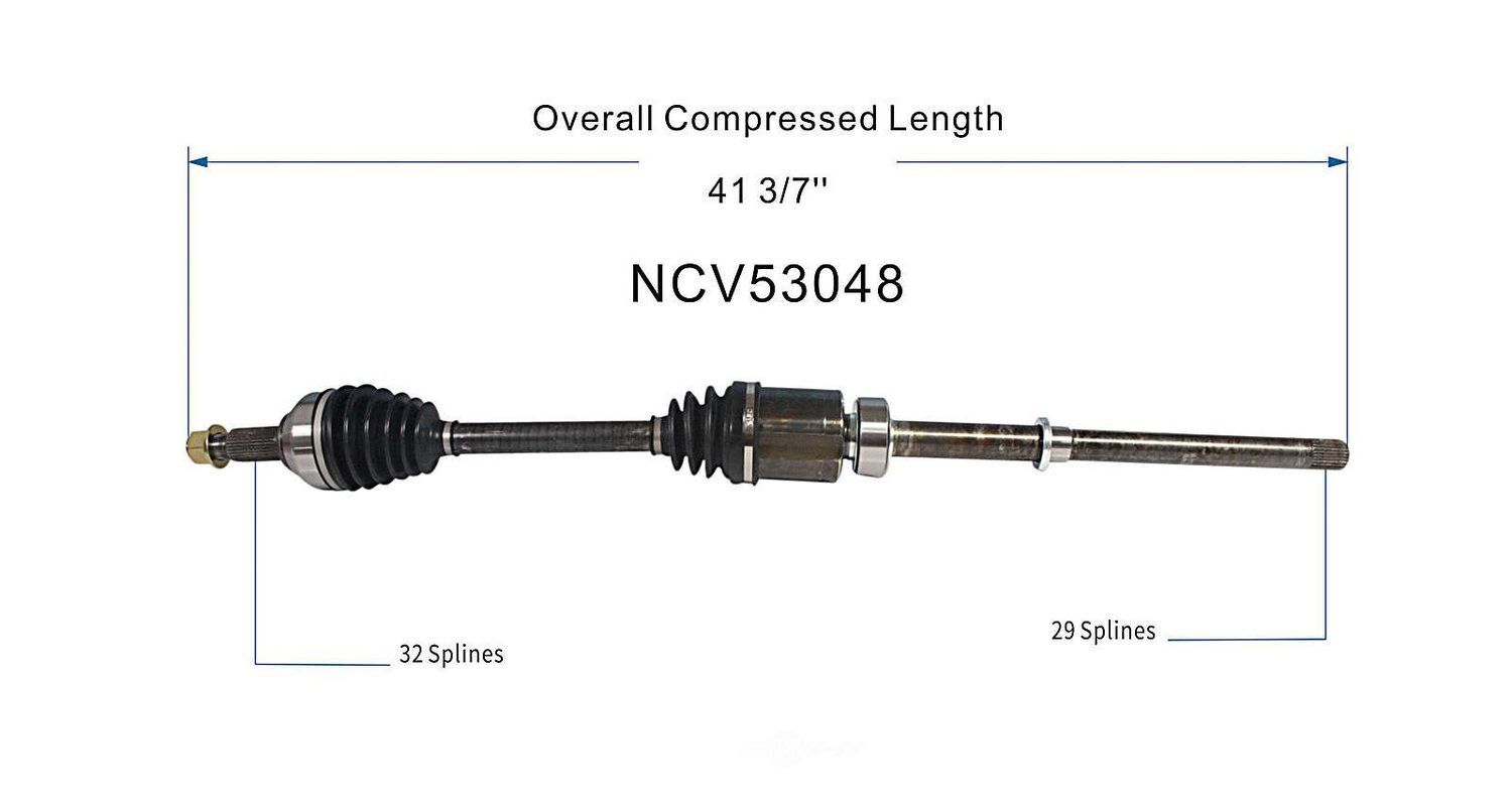 Right New CV Complete Assy   GSP North America   NCV53048