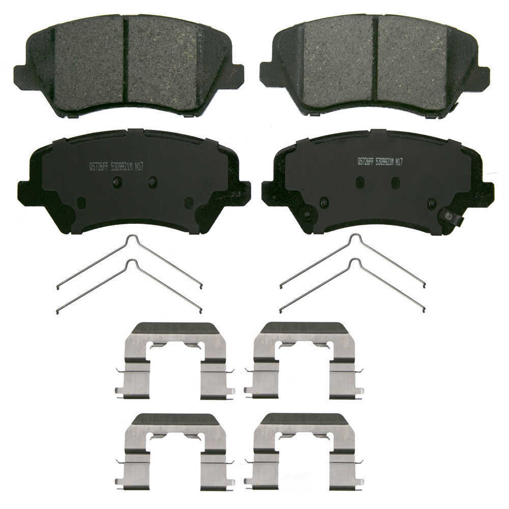Frt Ceramic Brake Pads  Wagner  ZD1971