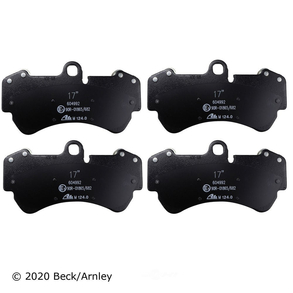 Frt OE Brake Pads  Beck/Arnley  089-1760
