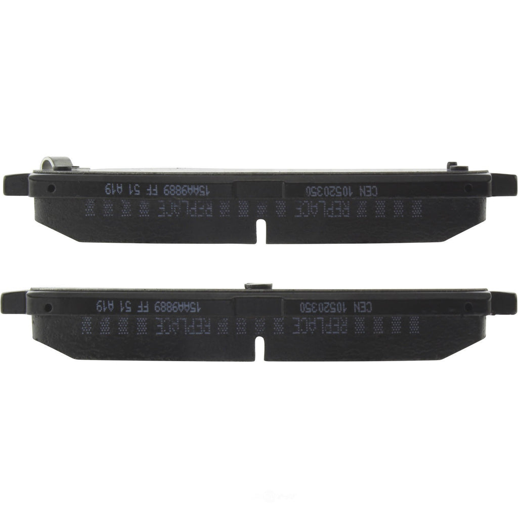 Frt Super Prem Ceramic Brake Pads  Centric Parts  105.20350