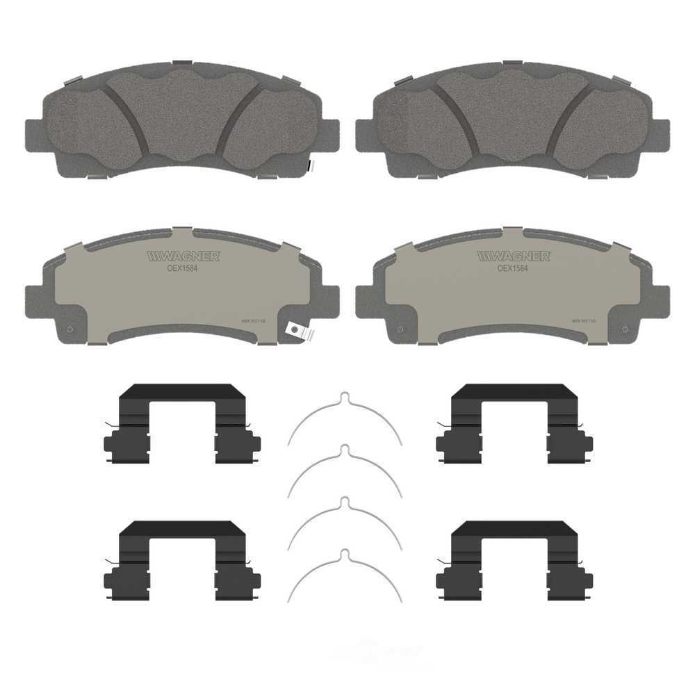 Frt Premium Ceramic Brake Pads  Wagner  OEX1584