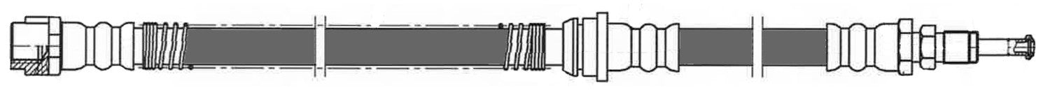 Frt Brake Hose  Centric Parts  150.37028