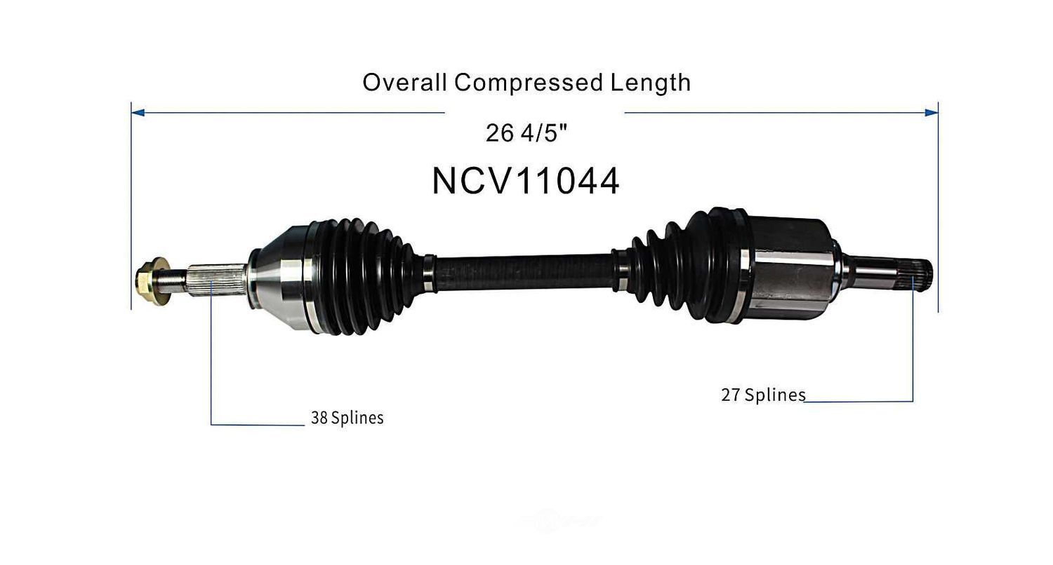 Left New CV Complete Assy   GSP North America   NCV11044