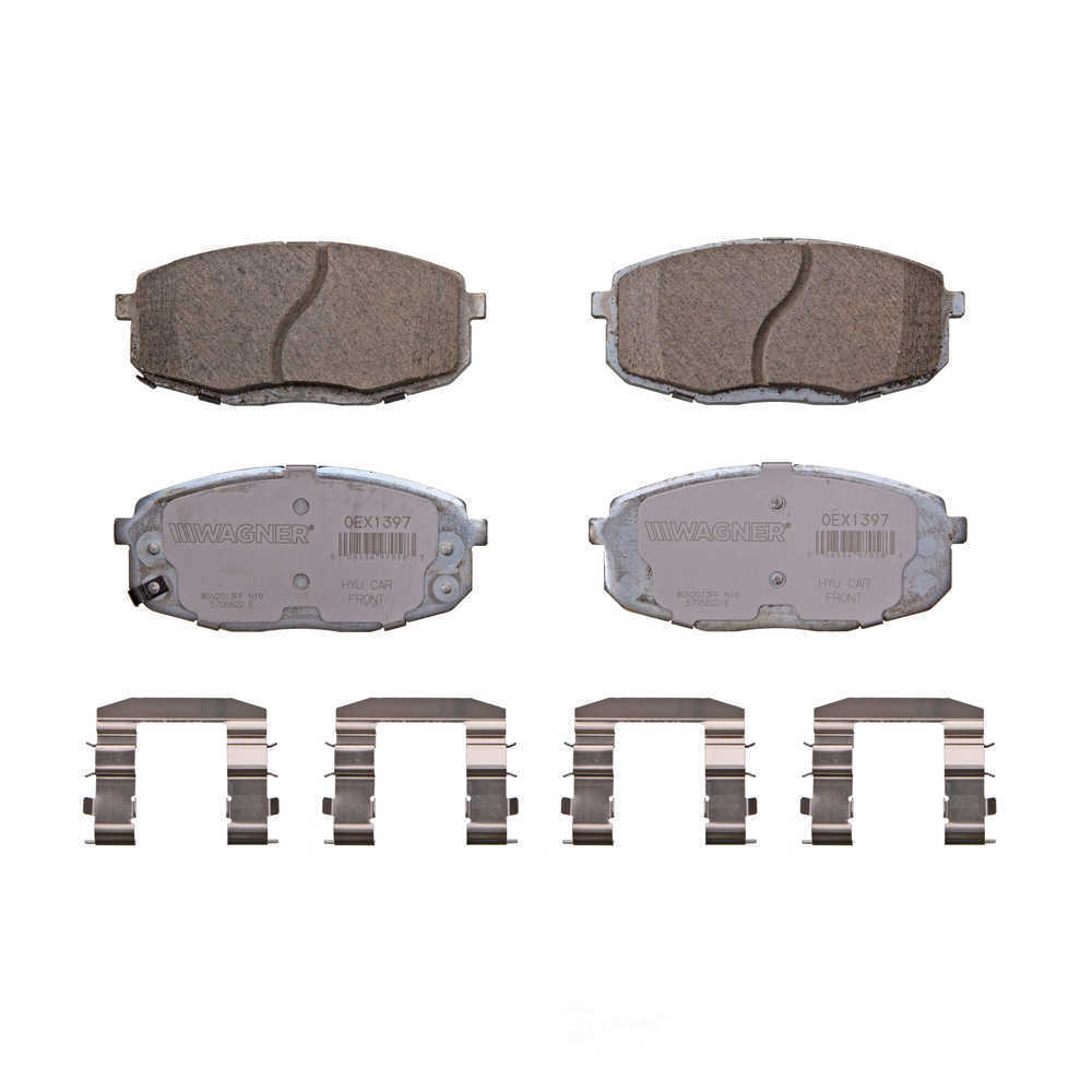 Frt Premium Ceramic Brake Pads  Wagner  OEX1397