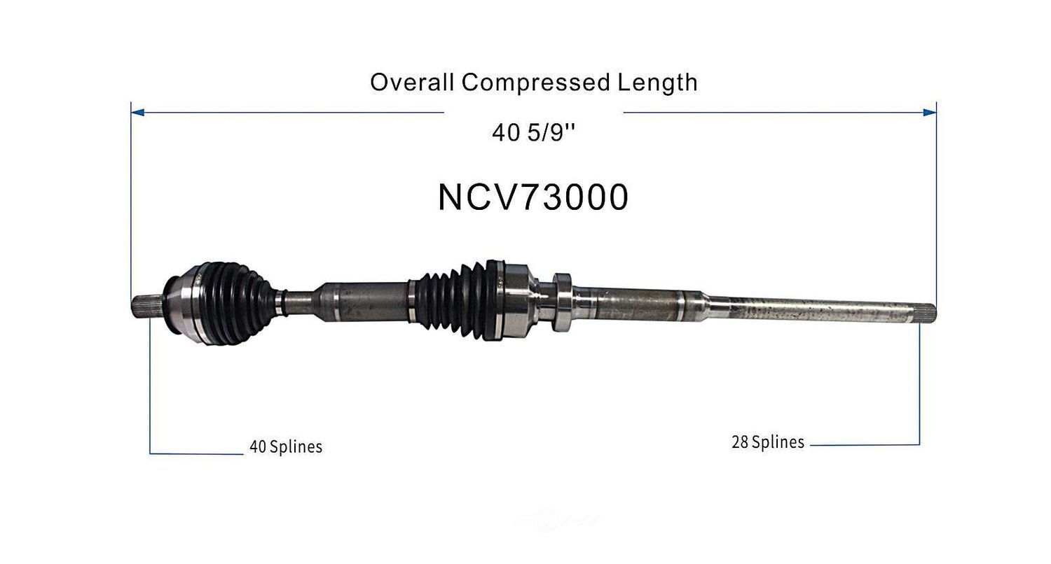 Right New CV Complete Assy   GSP North America   NCV73000