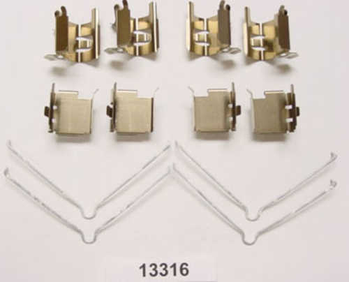 Frt Disc Brk Hwd Kit  Better Brake Parts  13316K
