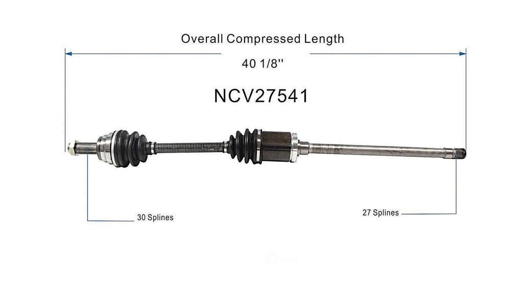 Right New CV Complete Assy   GSP North America   NCV27541