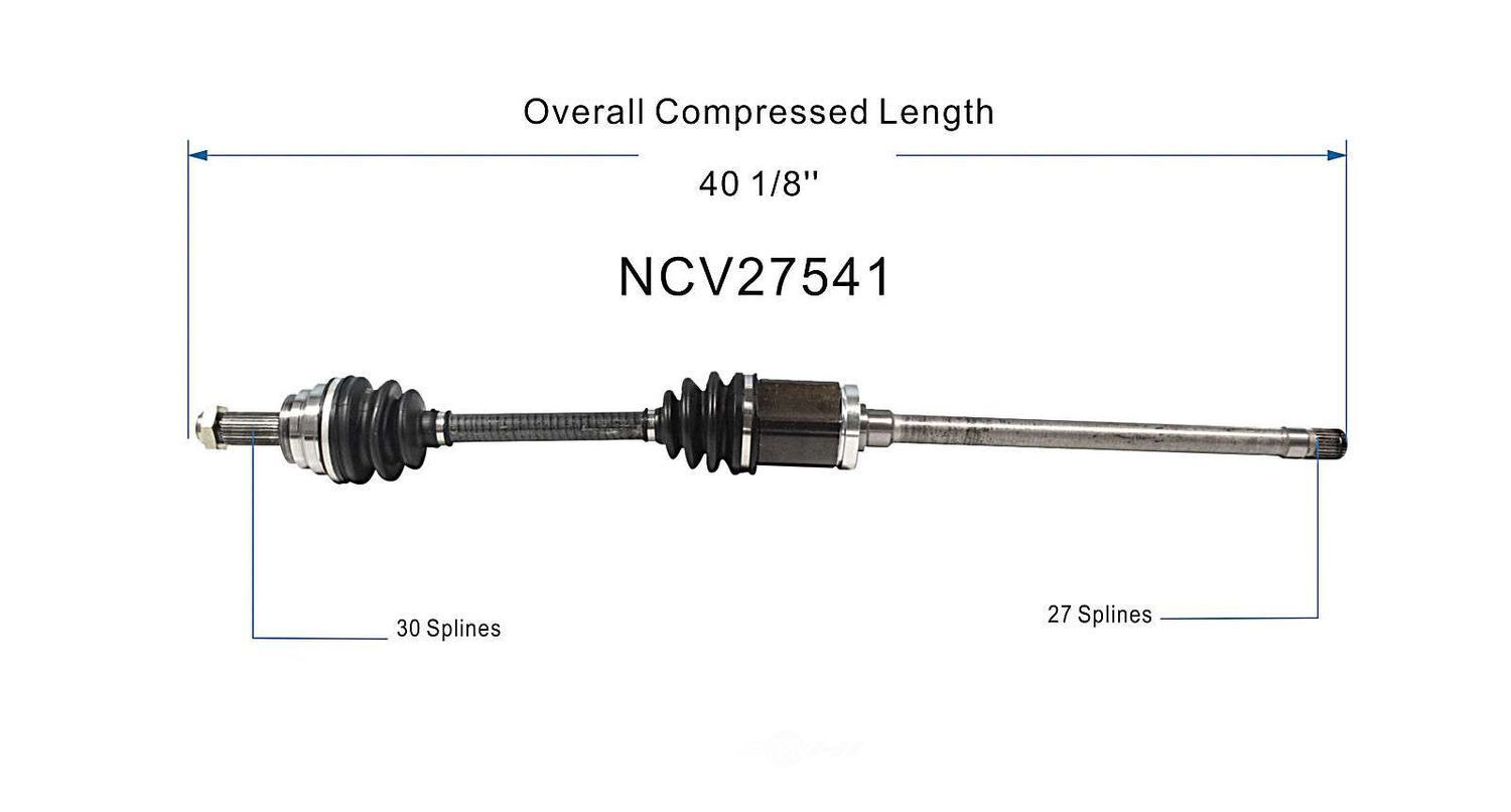 Right New CV Complete Assy   GSP North America   NCV27541