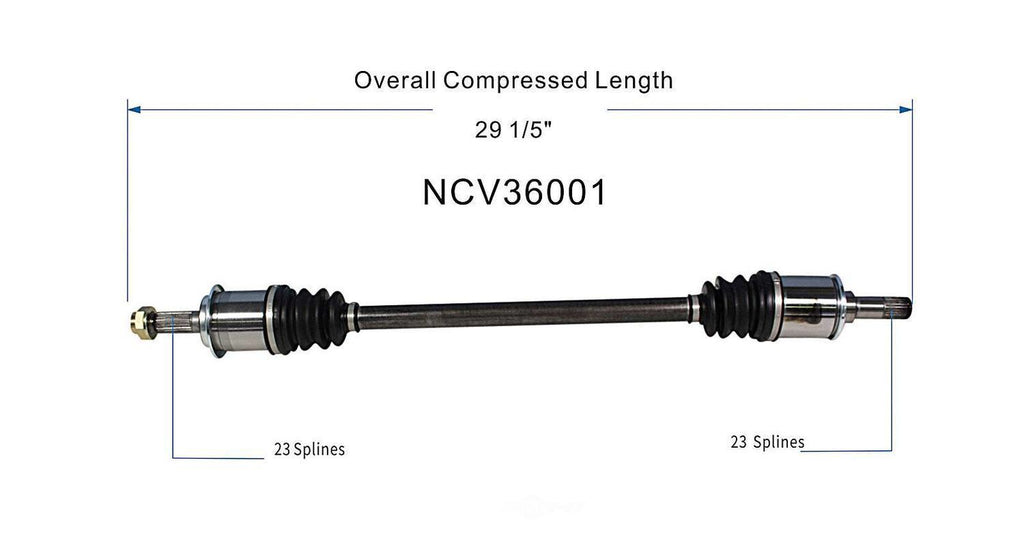 Left New CV Complete Assy   GSP North America   NCV36001