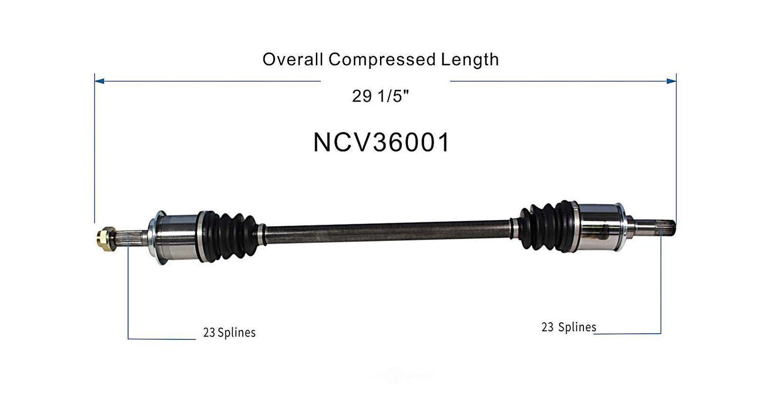 Left New CV Complete Assy   GSP North America   NCV36001