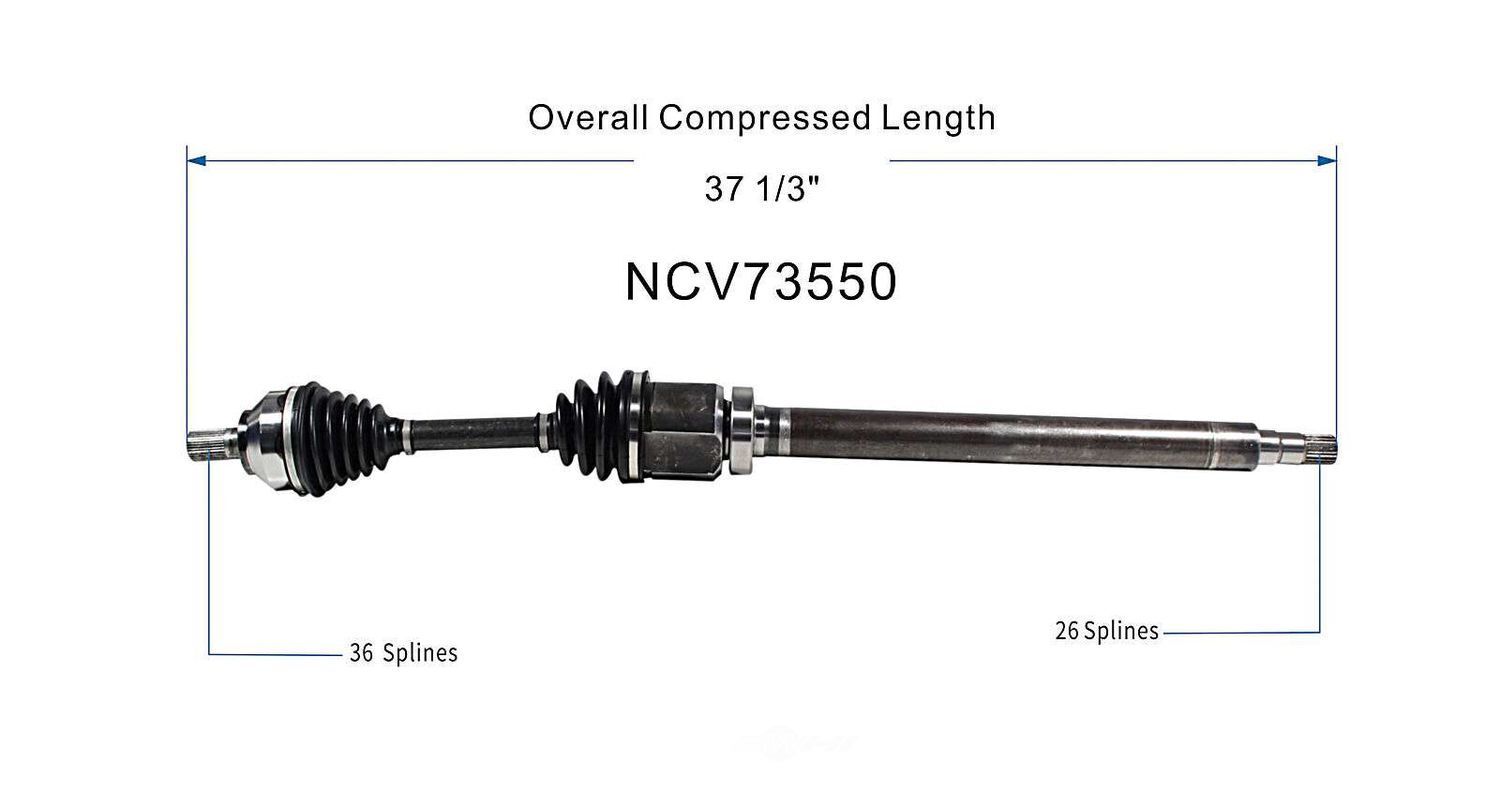 Right New CV Complete Assy   GSP North America   NCV73550