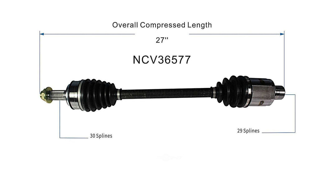 Right New CV Complete Assy   GSP North America   NCV36577