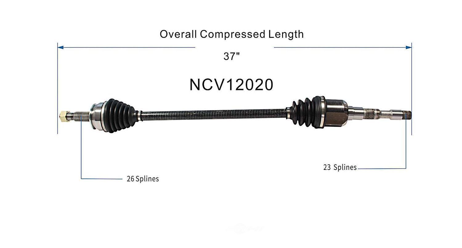 Right New CV Complete Assy   GSP North America   NCV12020
