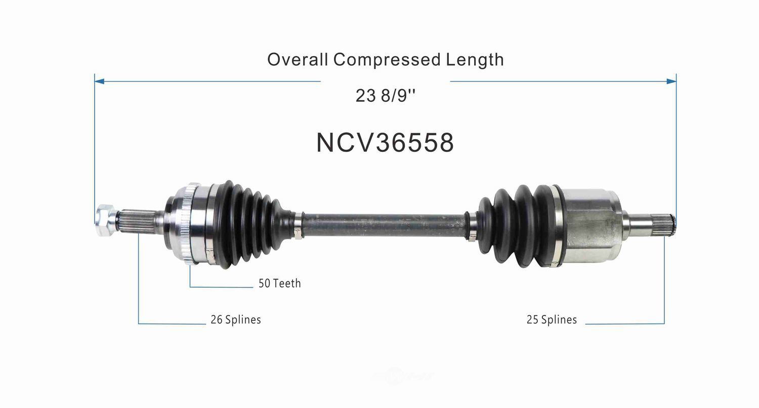 Right New CV Complete Assy   GSP North America   NCV36558