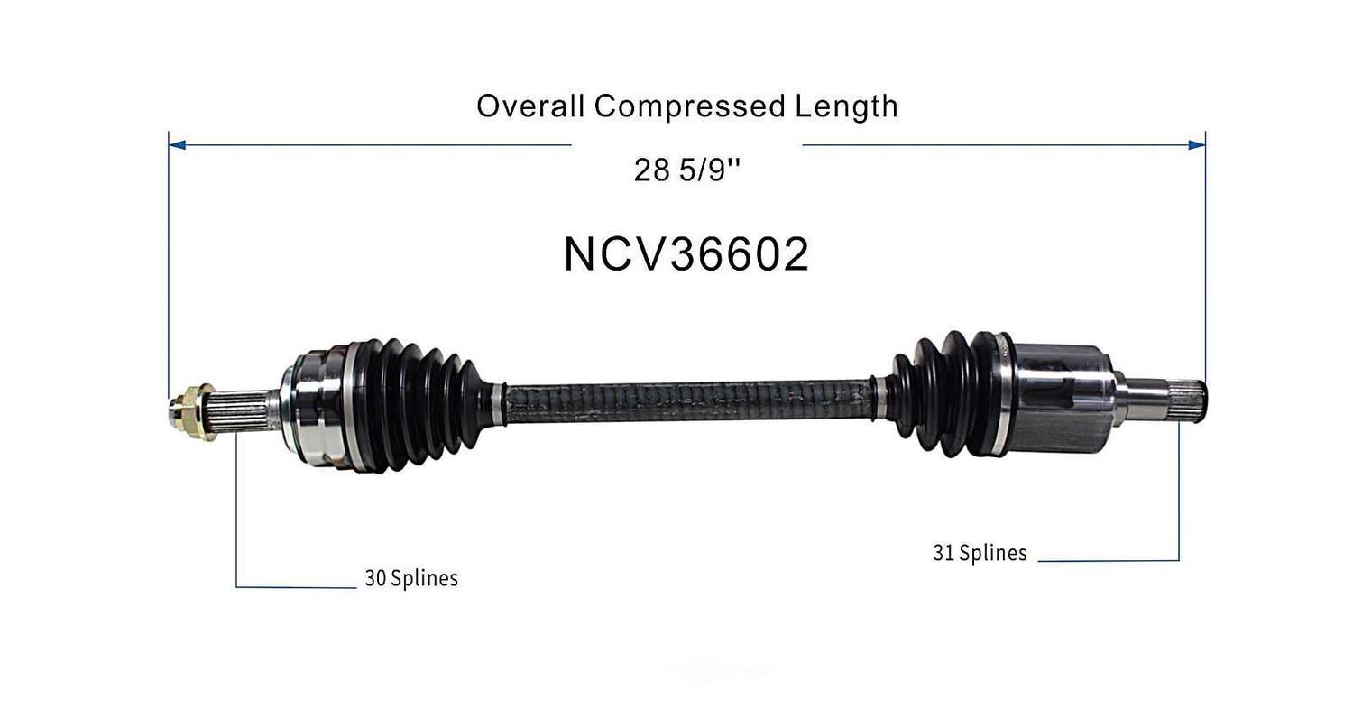 Left New CV Complete Assy   GSP North America   NCV36602