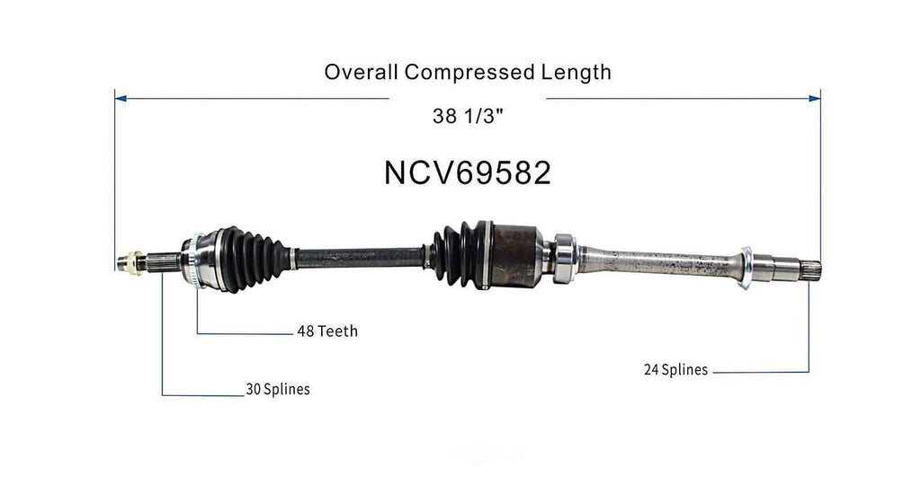 Right New CV Complete Assy   GSP North America   NCV69582