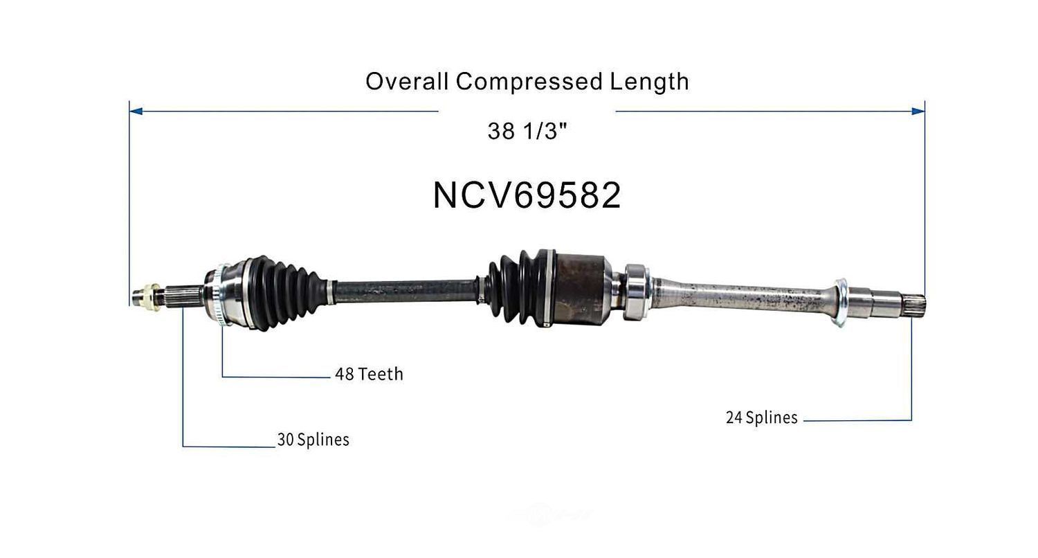 Right New CV Complete Assy   GSP North America   NCV69582
