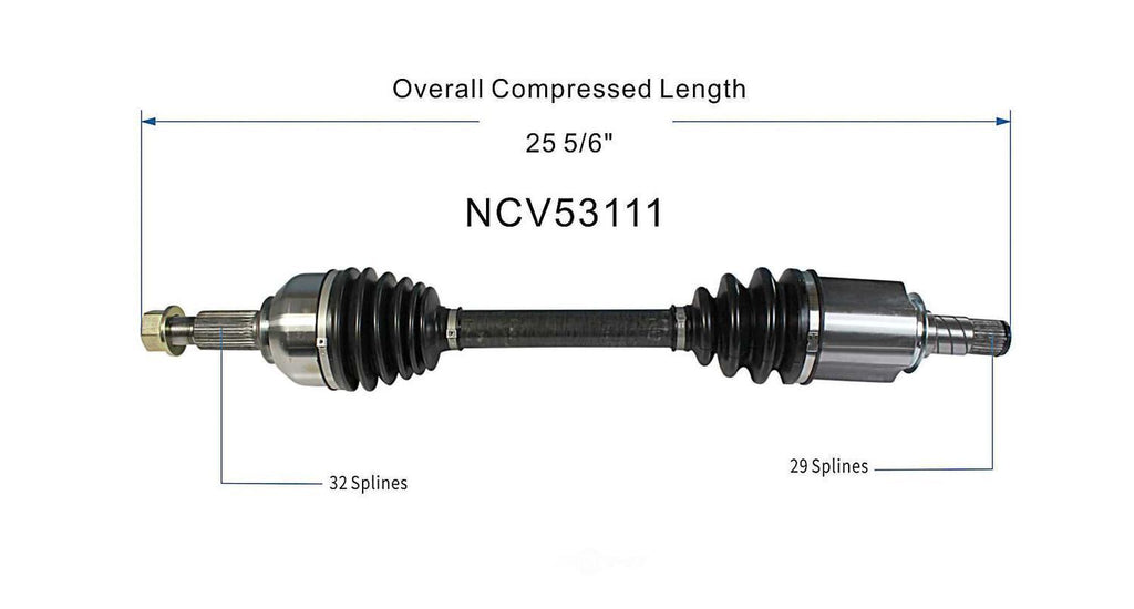 Left New CV Complete Assy   GSP North America   NCV53111