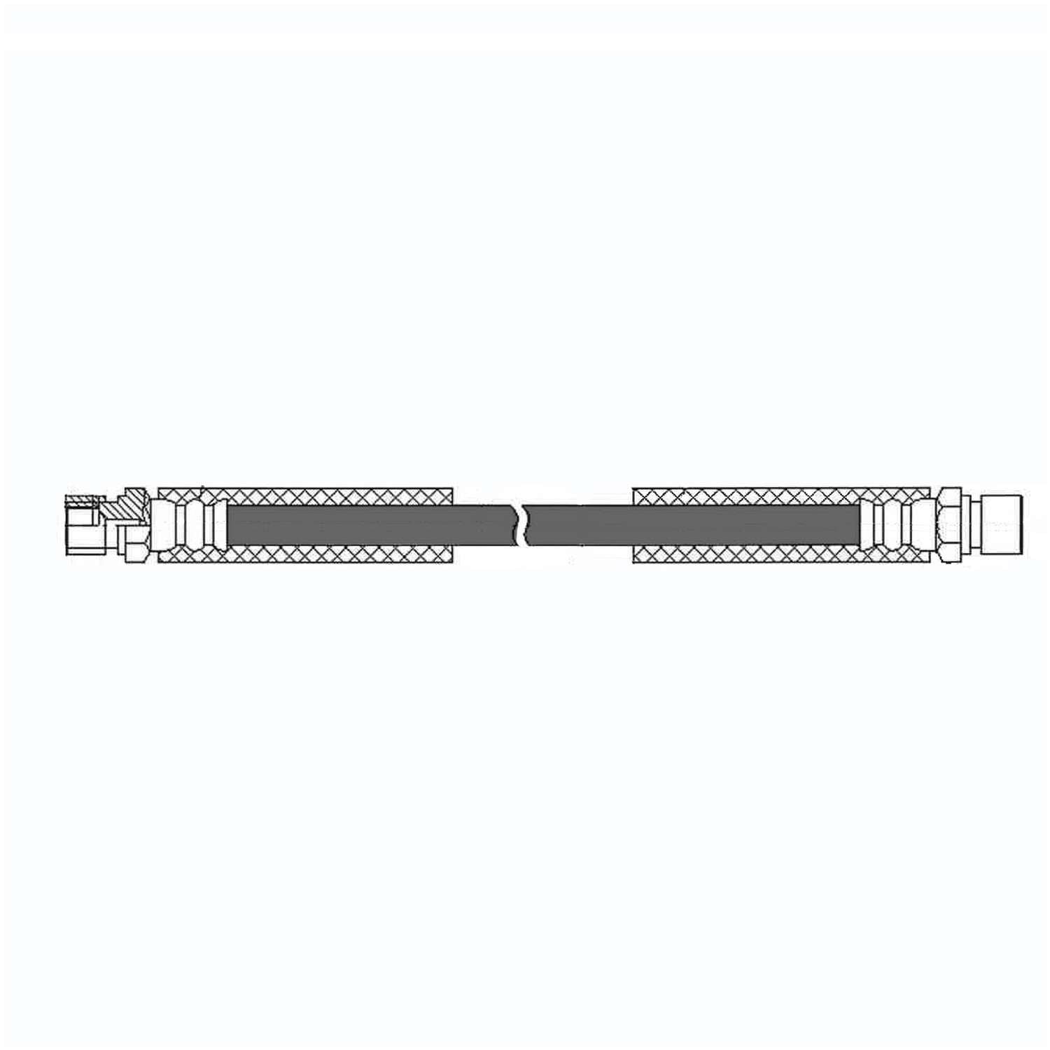 Frt Brake Hose  Centric Parts  150.35022