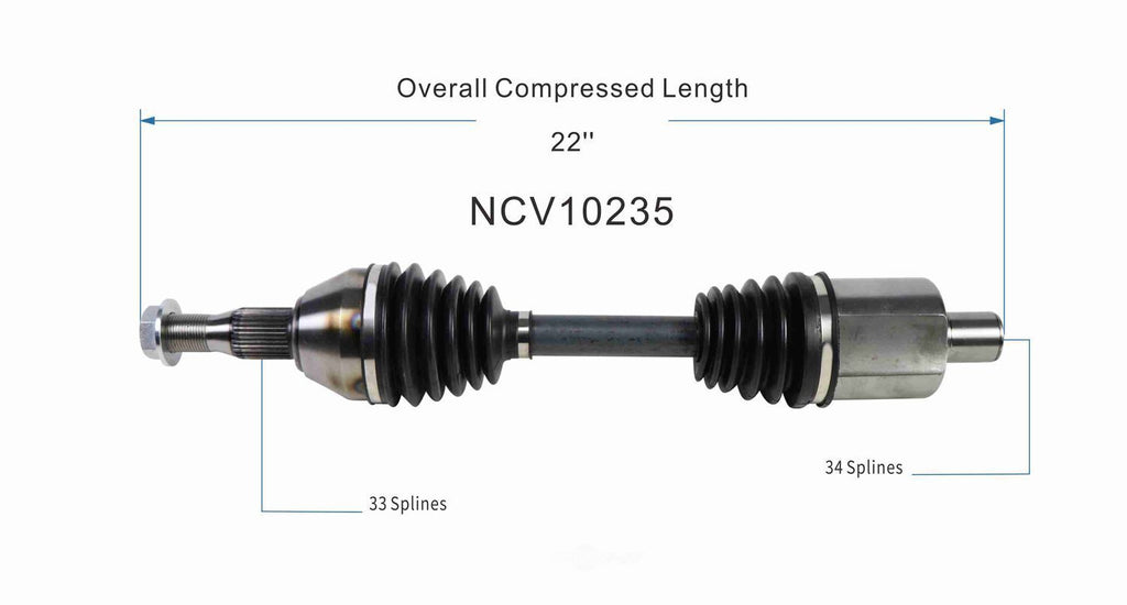 Left New CV Complete Assy   GSP North America   NCV10235