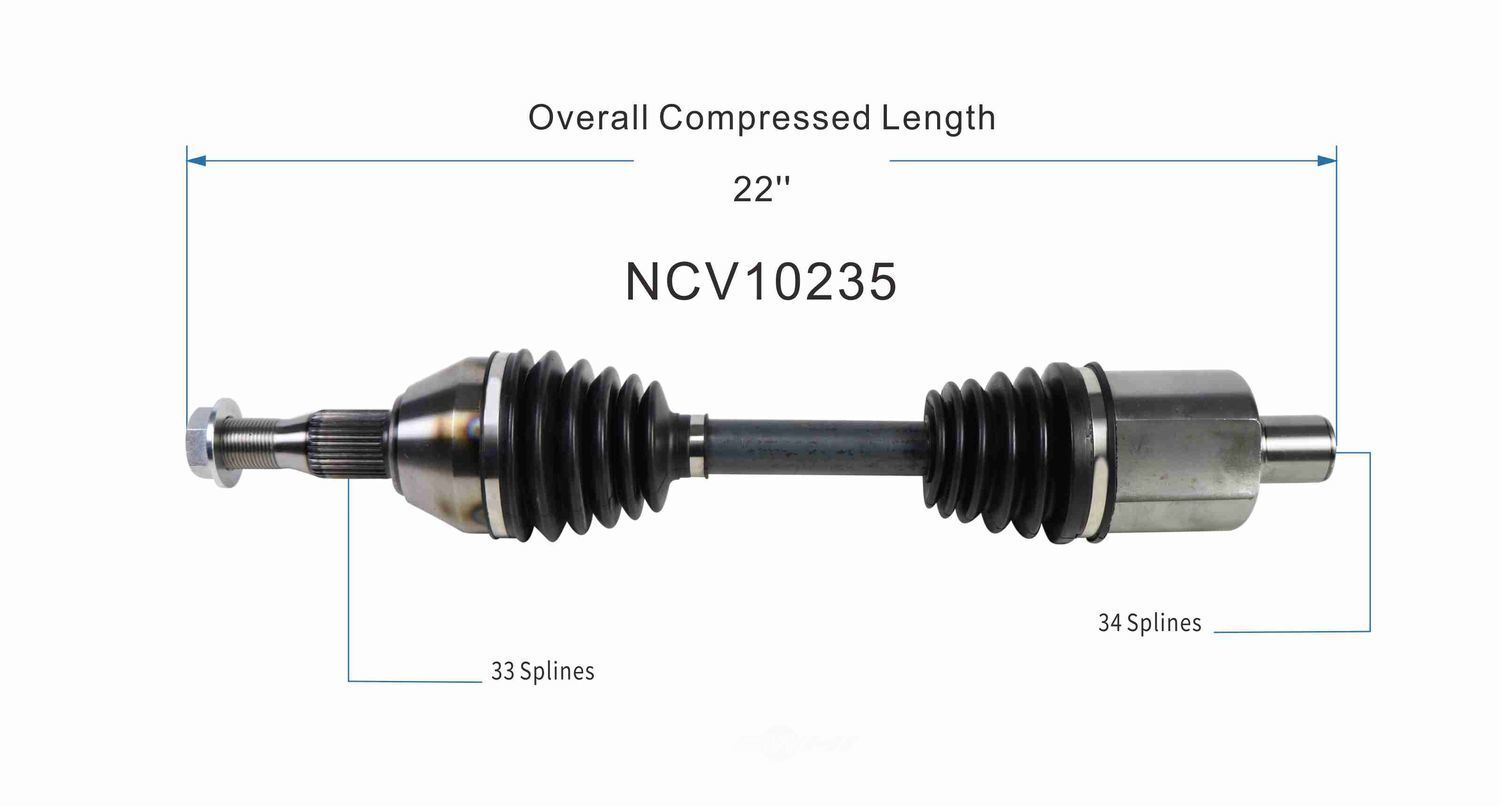 Left New CV Complete Assy   GSP North America   NCV10235