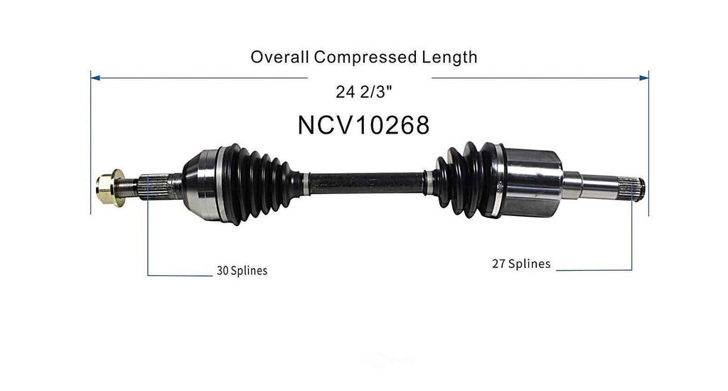 Left New CV Complete Assy   GSP North America   NCV10268