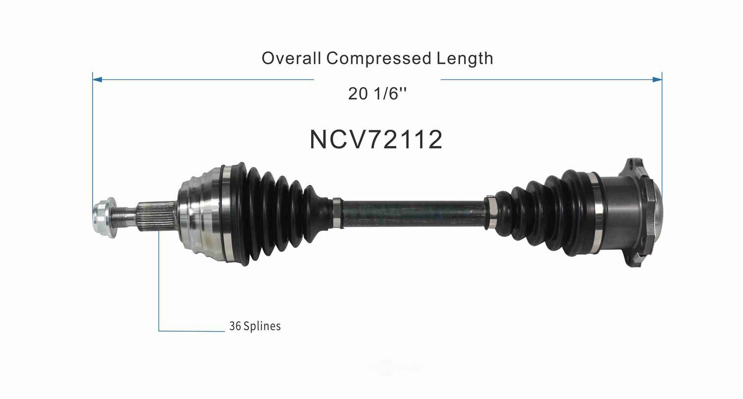 Left New CV Complete Assy   GSP North America   NCV72112
